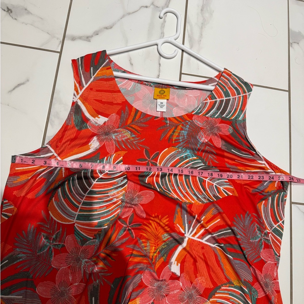 Ruby Rd. Vibrant Tropical High Low Fall Summer Sp… - image 6